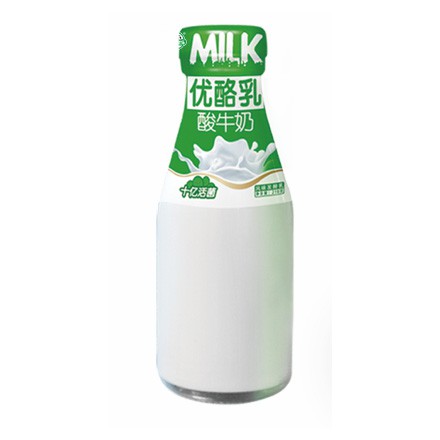 MILK玻璃瓶优酪乳